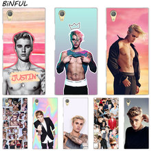 Fashion JUSTIN BIEBER Clear Cover Case for Sony Xperia Z3 Z5 Premium M4 Aqua M5 X XA XA1 C4 C5 E4 E5 XZ XZ2 Compact Plus 2024 - buy cheap