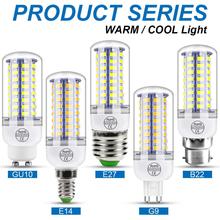 GU10 LED Bulb G9 220V E27 Corn Bulb E14 LED Lamp B22 Light 24 36 48 56 69 72leds Bombillas Candle Light 5730SMD Lampada Lighting 2024 - buy cheap