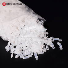 wholesale 1000x 8mm/10mm/12mm Silicon Clip for Fixing SMD LED Strip Light LED Connector 2024 - buy cheap