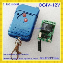 Controle remoto sem fio dc 12v 1ch 10a, interruptor de alta tensão de trabalho, rf, sem fio, dc 4v, 5v, 6v, 8v, 9v, 12v 2024 - compre barato