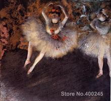 Портрет художника Эдгара дегана шаг с дубинкой масляная живопись Высокое качество ручная роспись 2024 - купить недорого