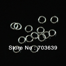 Anéis banhados a prata 5mm c para diy acessório de moda 1000 tamanhos frete grátis 2024 - compre barato