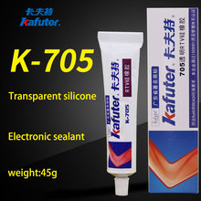 wholesale 5pcs/lot Genuine Kafuter k-705 RTV Silicone Rubber Electronic Glue Sealant Transparent Organosilicon 45g 2024 - buy cheap