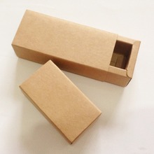 24Pcs Kawaii Kraft Cardboard Drawer Matchbox Blank Retro Brown Paper Small Gift Packaging Box Lovely Handmade Soap Favors 2024 - buy cheap