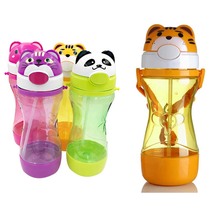 Newest Kids Bottle Creative Garrafa Shaker Baby Drink Bottle Protein Shaker Plastic Protein Botellas Para Agua Space 450ml 2024 - buy cheap