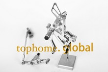 For Yamaha YZF R1 2007 2008 Silver CNC Rearsets Foot Pegs Rear Set Footpeg 2024 - buy cheap