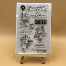 Girl Love Y Transparent Clear Silicone Stamp Seal  DIY Scrapbooking photo Album Decorative Clear Stamp 2024 - buy cheap