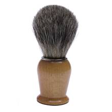 New Salon Badger Hair Wood Handle Wet Shaving Brush For Men Shave Barber Tool 2024 - buy cheap