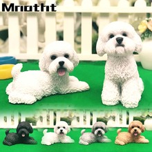 Mnotht modelo de cachorro de estimação simula diy, poodle fofo, presente para crianças 1:6 acessórios de soldado para figura de ação de 12 polegadas coleção de brinquedos m3n 2024 - compre barato