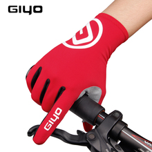 Giyo luvas de gel para ciclismo, luva com touch screen de dedos longos esportes mtb bicicleta de estrada equitação corrida mulheres homens bicicletas 2024 - compre barato