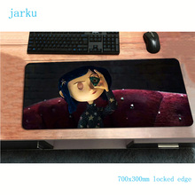 coraline mousepad 700x300x3mm Computer mouse mat gamer hot sales gamepad pc gamer cute gaming mousemat desk pad office padmouse 2024 - buy cheap