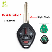 KEYECU High Quality Keyless Entry OEM Remote key Fob 313.8MHz 3+1 Button for Mitsubishi Eclipse Galant 2007 -2012 OUCG8D-620M-A 2024 - buy cheap