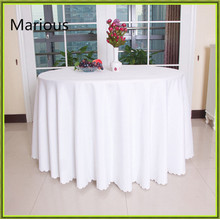 Marious Marca Marious 10 pcs branco mesas de pano de mesa toalha de mesa redonda à prova d' água para casamentos frete grátis 2024 - compre barato