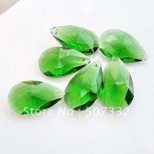 Free shipping wholesale AAA Top Quality 38mm 8721 crystal almond/pear pendant beadsgreen colour 12pcs/lot 2024 - buy cheap