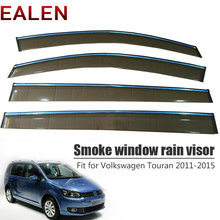 EALEN-deflectores de ventilación para VW Touran 2011, 2012, 2013, 2014, accesorios de protección solar, visera de lluvia para ventana ahumada, 4 Uds./1 Juego 2024 - compra barato