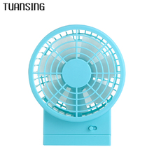 TUANSING Mini USB Fan Portable Double-vane Fans Air Conditioner with Two Speed Desk Cooling Fan for Office Home 2024 - buy cheap