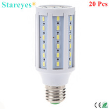 Бесплатная доставка 20 шт. E27 E14 B22 15 Вт SMD 5630 5730 60 LED AC110V/220 В светодиодная лампочка прожектор в форме кукурузы настольная лампа освещение для кукурузы 2024 - купить недорого