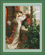 People Romeo and Juliet Needlework,Aida Cross stitch,Sets Embroidery kits, Printed Patterns Counted Cross-Stitching,DIY Handmade 2024 - buy cheap