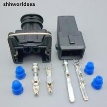 shhworldsea 100sets EV1 Fuel Injector Plug nozzle Cars Waterproof 2 Pin way Electrical Wire Connector 282762-1/106462-1 2024 - buy cheap