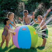 New 75CM Inflatable Spray Water Ball Children's Summer Outdoor Swimming Beach Pool Play The Lawn Balls Playing Smash It Toys 2024 - buy cheap