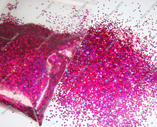 Голографический лазер 50 г-1 мм (1/24 дюйма), фиолетовая, красная, блестящая форма для украшения ногтей и оформления искусства 2024 - купить недорого