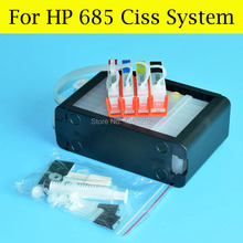 Система непрерывной подачи чернил Ciss для HP 685, струйный принтер HP Deskjet 3525, 5525, 4615, 4625, 6525 с чипом ARC, 1 комплект 2024 - купить недорого