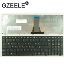 GZEELE-teclado negro para ordenador portátil, para LENOVO Z50-70 Z50-75, versión diseño del Reino Unido, negro, QWERTY UK 2024 - compra barato