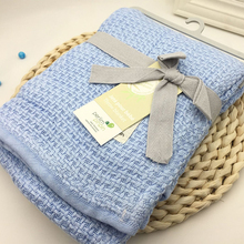 Высококачественное детское одеяло из бамбукового волокна и хлопка, одеяло для новорожденных, детское Пеленальное Одеяло для сна, постельное белье для коляски BK018 2024 - купить недорого