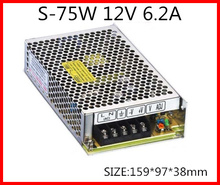 S-75-5 12 15 24 75W 5 V/12 V/15 V/24 V fuente de alimentación de conmutación de salida única para tira de luz LED AC-DC 2024 - compra barato