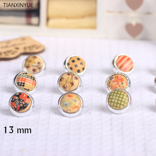 13 mm Round Multicolor Buttons Sewing Scrapbooking ,Crafts,handmade art, clothing accessories Resin buttons Free Shipping 2024 - buy cheap