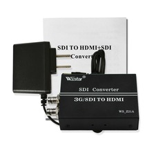 Wiistar 3G SD HD SDI to SDI HDMI Video Converter with SDI Loop BNC to HDMI Audio Video Adapter 720P 1080P for Monitors 2024 - buy cheap