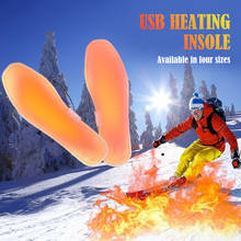 Электротермическая стелька теплые подушечки нагревание здоровый нагреватель стельки USB снег носок теплый 2024 - купить недорого