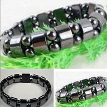 Charming Jewelry Black Magnetic Hematite Healing Unisex Loose Beads Bracelet BL-0258 2024 - buy cheap