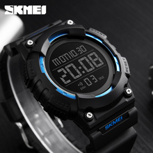 SKMEI-reloj Digital deportivo de lujo para hombre, cronógrafo militar LED, resistente al agua hasta 50m, de pulsera, electrónico, para estudiantes 2024 - compra barato