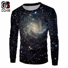 OGKB Women Men's Sweatshirt Print 3D Print Starry Night Long Sleeve Crewneck Pullovers Sweatshirts Hip Hop Hipster Jumpers 5XL 2024 - buy cheap