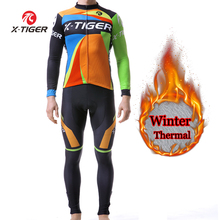 X-tigre Pro-Conjunto de ropa térmica de invierno para ciclismo, Jersey polar para mantener el calor, ropa para bicicleta de montaña, ropa de Ciclismo de carreras 2024 - compra barato