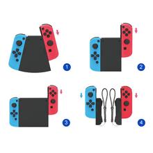 5-в-1 комплект коннекторов для Nintendo Switch NS Joy-Con, левая и правая рукоятка из АБС-пластика, держатель, подставка для контроллера Nintendo Switch NS 2024 - купить недорого