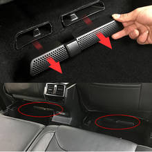2PCS/Set Car Air Outlet Cover For Skoda Kodiaq 2016 2017 2018 Back Seat Under Car Rear Seat Air Conditioning Vent Cover Net 2024 - купить недорого