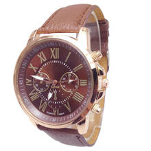 Hot Selling Women Stylish Numerals Faux Leather Analog Quartz Wrist Watch Drop Shipping 2024 - buy cheap