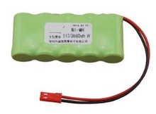 Pilha recarregável ni-mh, 5x2/3aa, 6v, 600mah, boa qualidade, pacote para bateria de medidor de brinquedo elétrico 2024 - compre barato