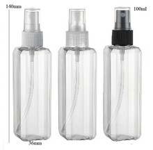Pulverizador de plástico para Perfume, rociador de niebla para mascotas, cuadrado, transparente, con espray de plástico, 24x100ml 2024 - compra barato