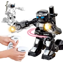 RC Robot Action Figure Toy Combat Robot Control RC Battle Robot Toy For Boys Children Birthday Gift With Light And Sound 2024 - buy cheap