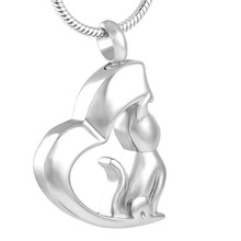 MJD8132-collar de cenizas con forma de Animal de gato, joyería de crematón, colgante 2024 - compra barato