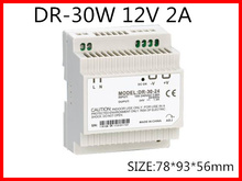 DR-30-12 Din Rail Switching power supply 30W 12VDC 2A Output Free Shipping 2024 - buy cheap
