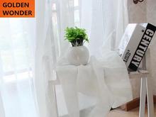 Hot Sale Voile Screening Window Curtain Tulle Curtains White Transparent Simple Blind for Door Window Home Decor 2024 - buy cheap