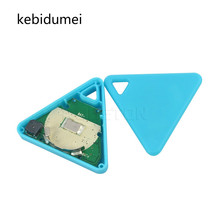 Kebidumei-Mini rastreador de alarma antipérdida con Bluetooth, rastreador inteligente inalámbrico triangular, GPS, llavero de alarma, 5 uds./lote 2024 - compra barato