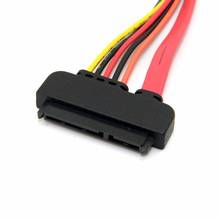 Red Color SATA 3 III 3.0 7+15 22 Pin 22p SATA power Male to Female Data Extension Cable SATA Cable 30cm sata power cable cables 2024 - buy cheap