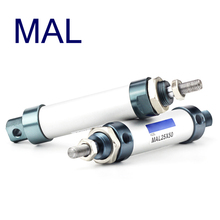 MAL 25-250 Aluminium Alloy Pneumatic Mini Air Cylinder 1/8" Port 25MM Bore 250MM Stroke Double Acting 25*250 mm 2024 - buy cheap