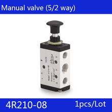 Free Shipping 1/4" 2 Position 5 Port  Air Manual valves 4R210-08 Pneumatic Control Valve 2024 - buy cheap