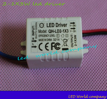 Conversor led driver para conversor de luz de teto, frete grátis, 2 tamanhos-1x3w, 85-265v,-600ma 2024 - compre barato